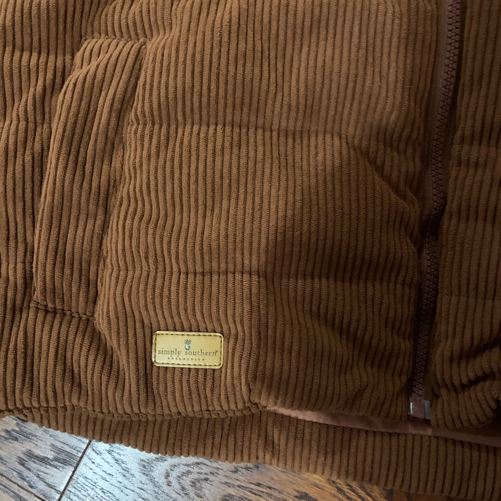 Simply Southern Chocolate Corduroy Vest